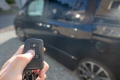 スマートキーでドアロック